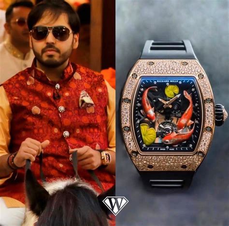 anant ambani richard mille watch price